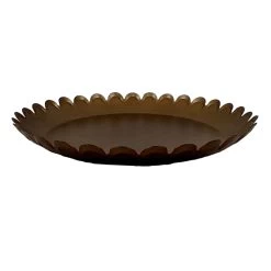 Tracey Boyd Antiqued Brass Platter, 9" -Home Decor Shop tracey boyd antiqued brass platter 9 1