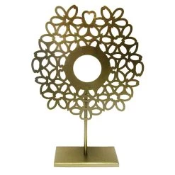 Tracey Boyd Bloom Marquetry Table Decor, 18"