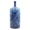 Tracey Boyd Blue Splatter Ceramic Vase, 12.5" -Home Decor Shop tracey boyd blue splatter ceramic vase 12.5