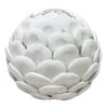 Tracey Boyd Ceramic Capiz Scalloped Sphere, 5" -Home Decor Shop tracey boyd ceramic capiz scalloped sphere 5