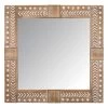 Tracey Boyd Engraved Wood Framed Mirror, 24" 1 Tracey Boyd Engraved Wood Framed Mirror, 24" -Home Decor Shop tracey boyd engraved wood framed mirror 24