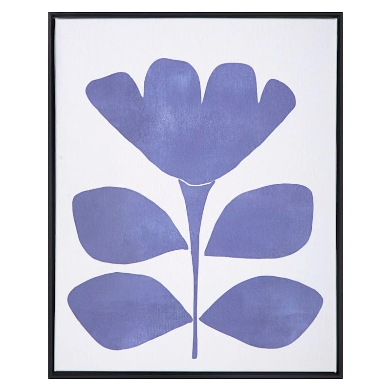 Tracey Boyd Framed Blue Floral Canvas Wall Art, 16x20 3 Tracey Boyd Framed Blue Floral Canvas Wall Art, 16x20