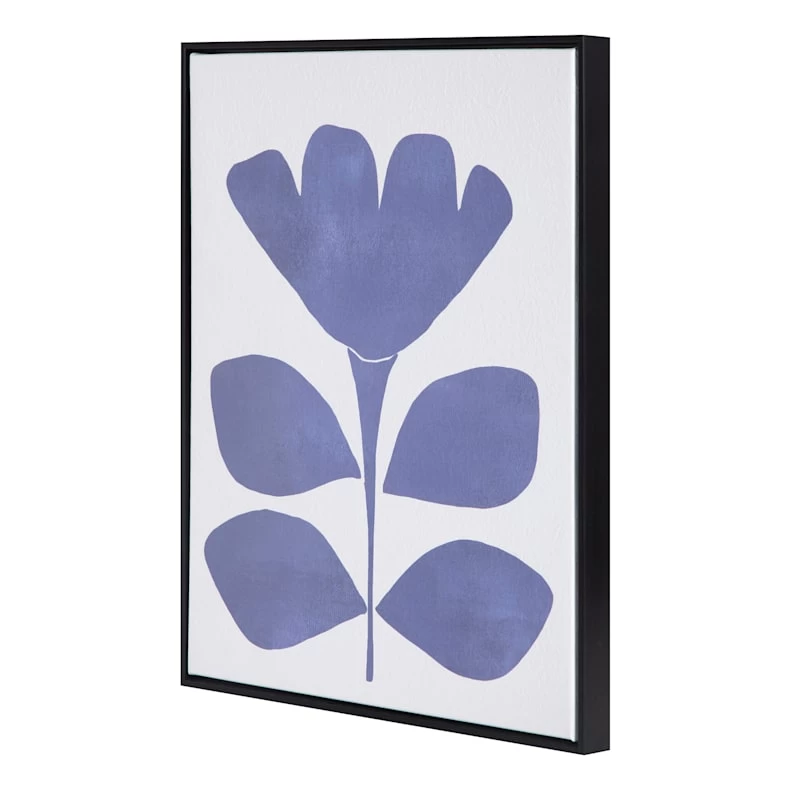 Tracey Boyd Framed Blue Floral Canvas Wall Art, 16x20 4 Tracey Boyd Framed Blue Floral Canvas Wall Art, 16x20 - Image 2