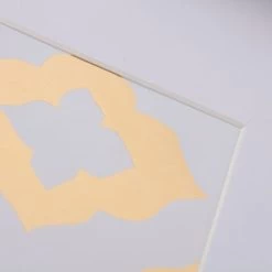 Tracey Boyd Glass Framed Gold Ikat Print Wall Art, 16" -Home Decor Shop tracey boyd glass framed gold ikat print wall art 16 3