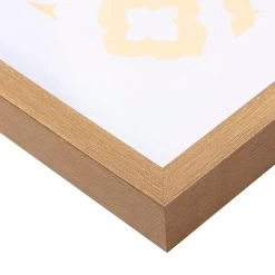 Tracey Boyd Glass Framed Gold Ikat Print Wall Art, 16" -Home Decor Shop tracey boyd glass framed gold ikat print wall art 16 4