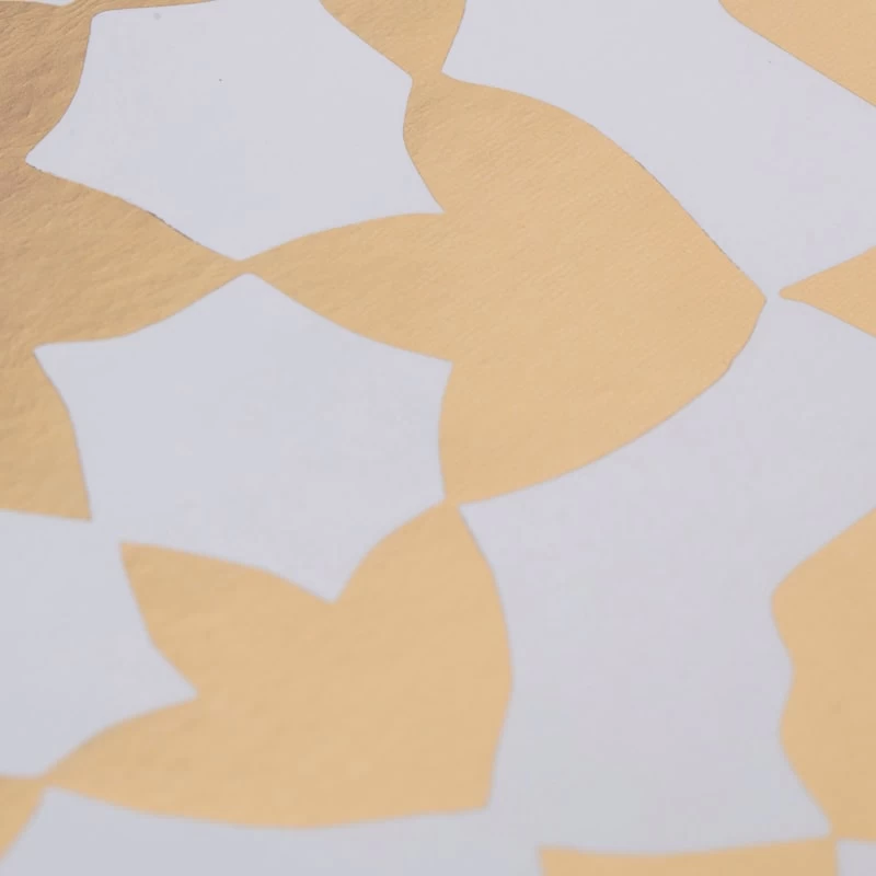 Tracey Boyd Glass Framed Gold Mosaic Print Wall Art, 16" 6 Tracey Boyd Glass Framed Gold Mosaic Print Wall Art, 16" - Image 4