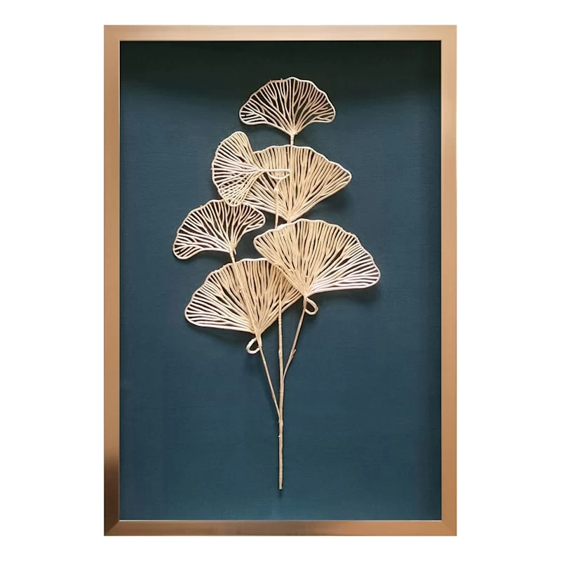 Tracey Boyd Glass Framed Leaf Wall Art, 18x26 3 Tracey Boyd Glass Framed Leaf Wall Art, 18x26