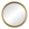 Tracey Boyd Gold Ribbed Wall Mirror, 34" 1 Tracey Boyd Gold Ribbed Wall Mirror, 34" -Home Decor Shop tracey boyd gold ribbed wall mirror 34