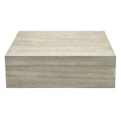 Tracey Boyd Natural Wooden Box, 9x8