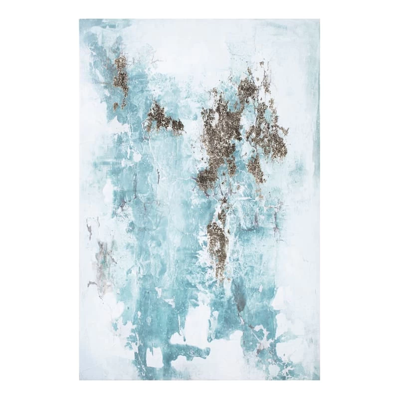 Tracey Boyd Teal Abstract Canvas Wall Art, 24x36 3 Tracey Boyd Teal Abstract Canvas Wall Art, 24x36