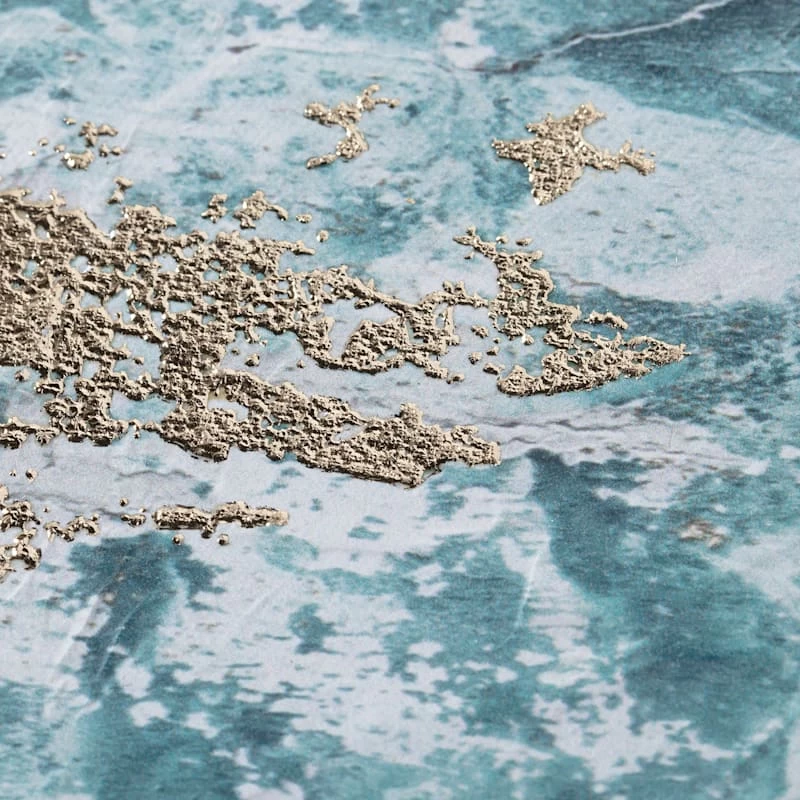 Tracey Boyd Teal Abstract Canvas Wall Art, 24x36 5 Tracey Boyd Teal Abstract Canvas Wall Art, 24x36 - Image 3