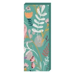 Tracey Boyd Teal Peruvian Floral Wall Art, 12x32