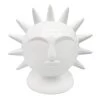 Tracey Boyd White Ceramic Sun, 4.5" -Home Decor Shop tracey boyd white ceramic sun 4.5