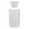 Tracey Boyd White Ceramic Vase, 12" 2 Tracey Boyd White Ceramic Vase, 12" -Home Decor Shop tracey boyd white ceramic vase 12