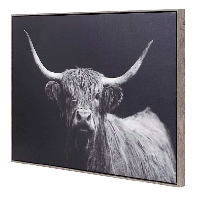 Ty Pennington Framed Highland Cow Canvas Wall Art, 36x24 4 Ty Pennington Framed Highland Cow Canvas Wall Art, 36x24 - Image 2