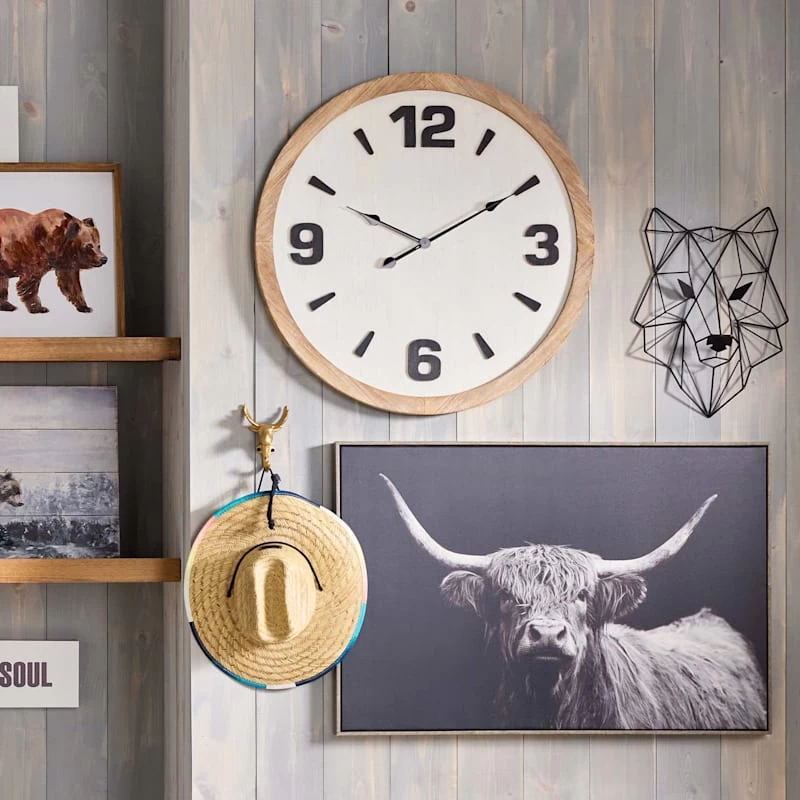 Ty Pennington Framed Highland Cow Canvas Wall Art, 36x24 9 Ty Pennington Framed Highland Cow Canvas Wall Art, 36x24 - Image 7