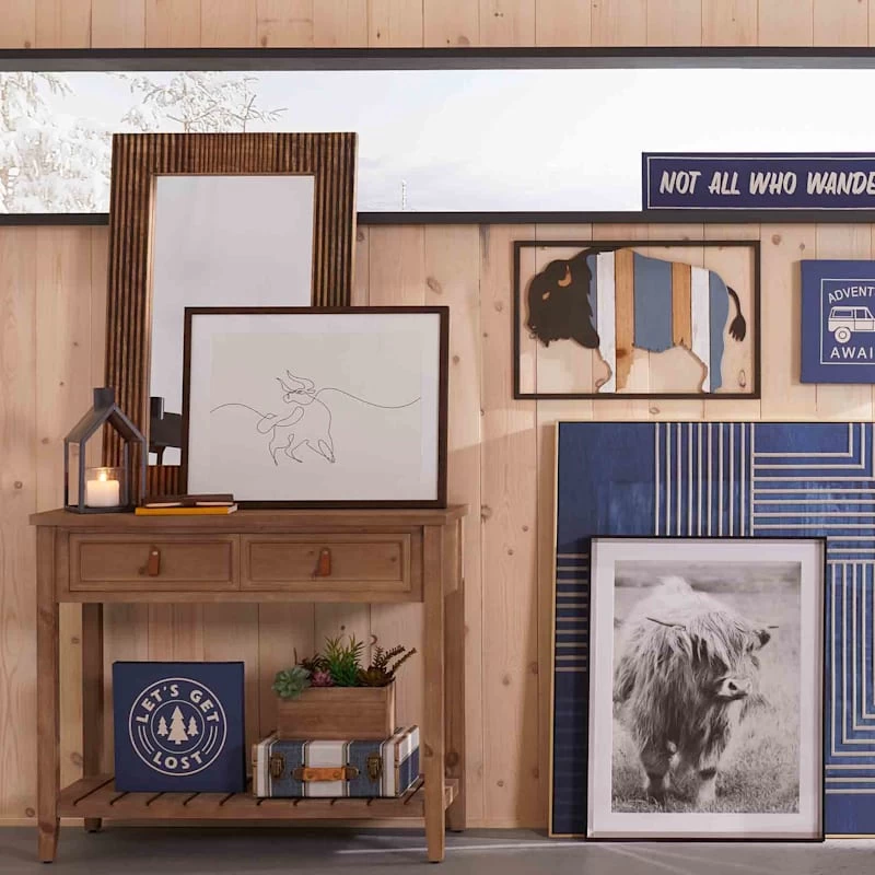 Ty Pennington Glass Framed Highland Print Wall Art, 23x29 5 Ty Pennington Glass Framed Highland Print Wall Art, 23x29 - Image 3