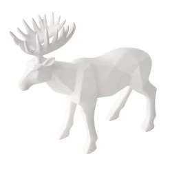 Ty Pennington White Deer Figurine, 8"