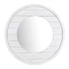Ty Pennington White Faux Wood Round Wall Mirror, 30" 1 Ty Pennington White Faux Wood Round Wall Mirror, 30" -Home Decor Shop ty pennington white faux wood round wall mirror 30