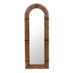 Ty Pennington Wood Arch Leaner Mirror, 25x68