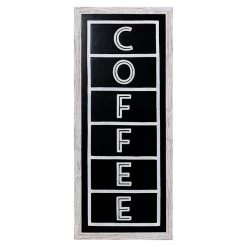 Vertical Coffee Wall Art, 10x24