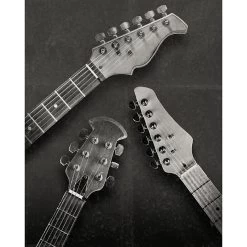 Vintage Guitar Necks Canvas Wall Art, 16x20