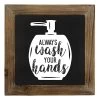 Wash Hands Bathroom Wall Art, 10" 1 Wash Hands Bathroom Wall Art, 10" -Home Decor Shop wash hands bathroom wall art 10