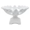 White Fleur-de-lis Cutout Decorative Bowl, 8" -Home Decor Shop white fleur de lis cutout decorative bowl 8