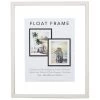White Linear Profile Floating Wall Frame, 16x20 2 White Linear Profile Floating Wall Frame, 16x20 -Home Decor Shop white linear profile floating wall frame 16x20 1