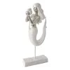 White Mermaid Figurine, 12.5" -Home Decor Shop white mermaid figurine 12.5