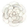 White Metal Flower Wall Decor, 20"