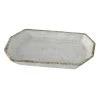 White Metal Trinket Tray, 8x4 1 White Metal Trinket Tray, 8x4 -Home Decor Shop white metal trinket tray 8x4 1