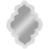 White Ornate Wall Mirror, 10x14 -Home Decor Shop white ornate wall mirror 10x14 1
