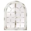 White Wooden Window Wall Mirror, 36x47 -Home Decor Shop white wooden window wall mirror 36x47 1