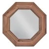 Wood Framed Octagon Wall Mirror, 20" -Home Decor Shop wood framed octagon wall mirror 20
