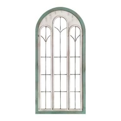 Wood Metal Arch Wall Art, 21x46