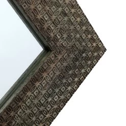 Woven Circle Wall Mirror, 22x28 -Home Decor Shop woven circle wall mirror 22x28 4