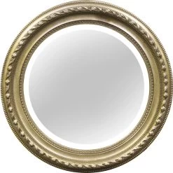 Yellow Gallery Round Wall Mirror, 32"